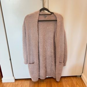 Charlotte Russe Long Eyelash Hair Cardigan